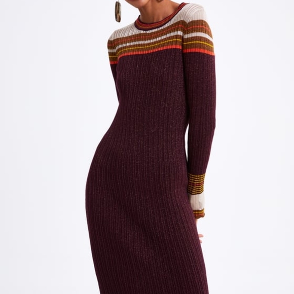 Zara long shiny dress - Picture 2 of 3